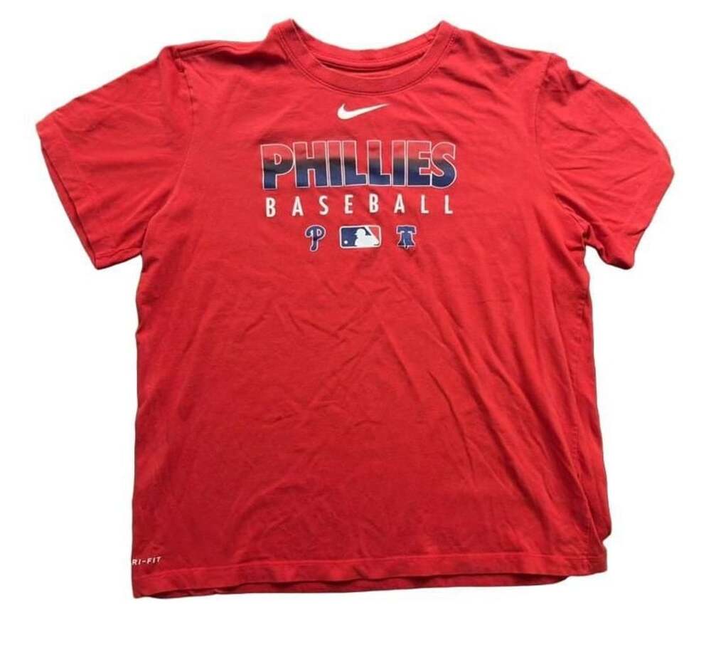 Nike Philadelphia Phillies MLB Dri-Fit T-Shirt Size Large Red